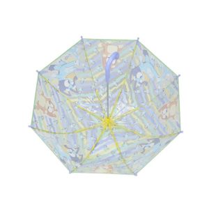 PARAGUAS MANUAL INFANTIL TRANSPARENTE BURBUJA 48 CM BLUEY