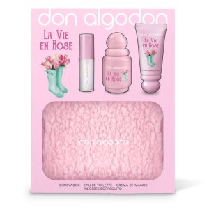 SET MUJER LA VIE EN ROSE COLON 30ML+CREMA MANOS+ILUMIN+NECES