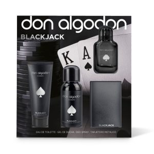 SET HOMBRE BLACK JACK COLON 30ML+SHOWER GEL+DESOD+TARJETER