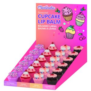 BALSAMO LABIAL EN FORMATO CUPCAKE