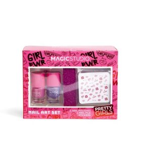SET MANICURA CON PEGATINAS PRETTY MAGIC STUDIO