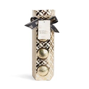 BOMBAS DE BA?O RELAJANTES DORADAS IDC INSTITUTE