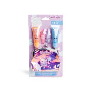 PACK GLOSS DE LABIOS Y CLIPS PARA EL PELO MARTINELIA