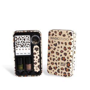 CAJA METALICA SET MANICURA WILD SAFARI MAGIC STUDIO
