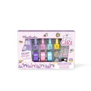 SET U?AS Y PULSERAS SUPER GIRL MARTINELIA