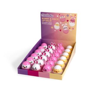 EXPOSITOR 24 BALSAMO LABIAL CONEJITOS Y POLLITOS MARTINELIA