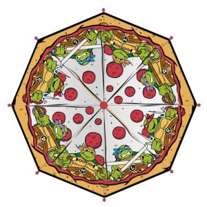 PARAGUAS MANUAL POE BURBUJA NINJA TURTLES