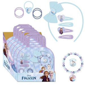 SET DE BELLEZA ACCESORIOS DISPLAY FROZEN MOD, 3