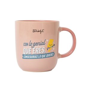 TAZA - CON LO GENIAL QUE ERES CONSEGUIRAS LO QUE QUIERES