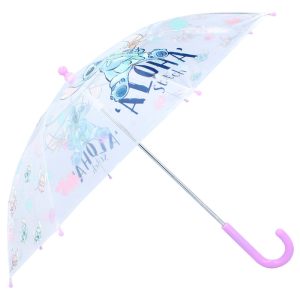 PARAGUAS INFANTIL MANUAL TRANSPARENTE STITCH RAINY DAYS
