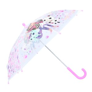 PARAGUAS INFANTIL MANUAL TRANSPARENTE GABBY?S RAINY DAYS