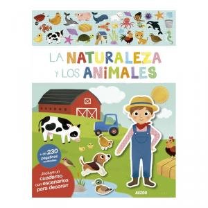 MI PRIMER LIBRO DE PEGATINAS, LA NATURALEZA Y LOS ANIMALES