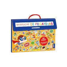 MI ESTUCHE DE PEGATINAS SUPERHEROES