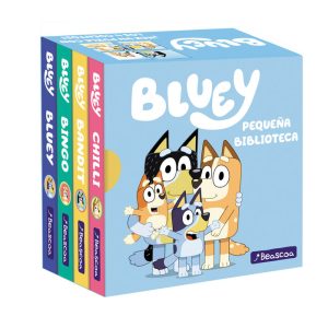 BLUEY LIBRO JUGUETE PEQUE?A BIBLIOTECA