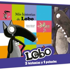 COFRE MIS HISTORIAS DE LOBO CON PELUCHE