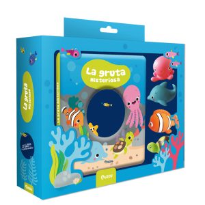 LA GRUTA MISTERIOSA LLIBRE DE BANY AMB QUATRE JOGUINES