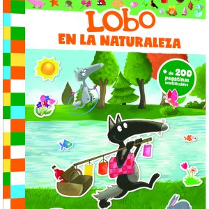 MIS PRIMERAS PEGATINAS LOBO EN LA NATURALEZA,