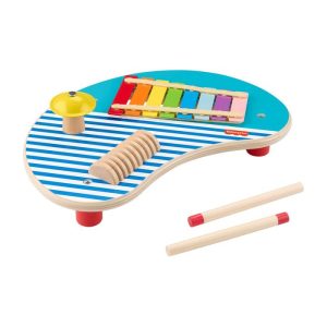 FISHER-PRICE MESA DE MUSICA DE MADERA