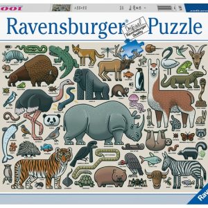 PUZZLE 1000 PZ ANIMALES SALVAJES