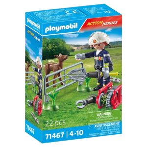 PLAYMOBIL MISION BOMBEROS: RESCATE DE ANIMAL