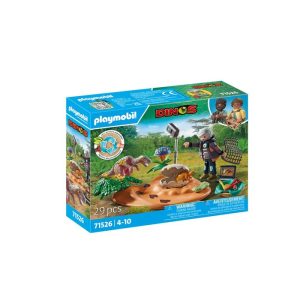 PLAYMOBIL NIDO DE ESTEGOSAURIO CON LADRON DE HUEVOS