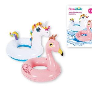 FLOTADOR CIRCULAR PVC UNICORNIO Y FLAMENCO