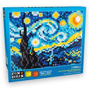 PIX BRIX ART MOSAICO NOCHE ESTRELLADA VAN GOGH 2480 PZAS