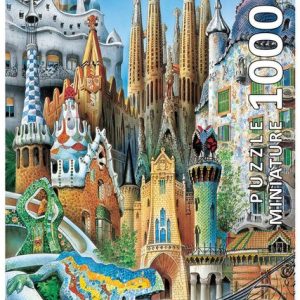 PUZZLE EDUCA 1000 PIEZAS GAUDI, COLLAGE MINIATURA