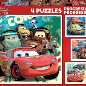PUZZLE PROGRESIVOS CARS 2 12-16-20-25
