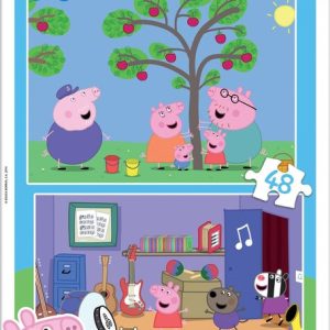 PUZZLE 2X48 PIEZAS PEPPA PIG