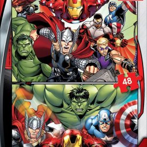 PUZZLE 2X48 PIEZAS AVENGERS