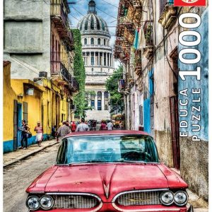 PUZZLE EDUCA 1000 PIEZAS COCHE EN LA HABANA