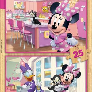 PUZZLE 2X25 PIEZAS MINNIE HAPPY HELPERS