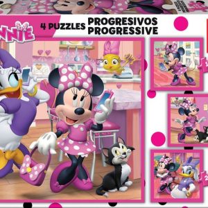 PUZZLE PROGRESIVOS MINNIE HAPPY HELPERS 12-16-20-25