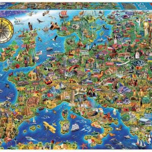 PUZZLE EDUCA 500 PIEZAS MAPA DE EUROPA