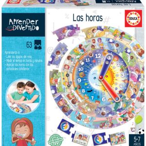 PUZZLE EDUCA LAS HORAS 40 PIEZAS