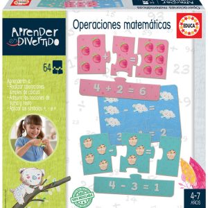 PUZZLE EDUCA OPERACIONES MATEMATICAS 64 PIEZAS