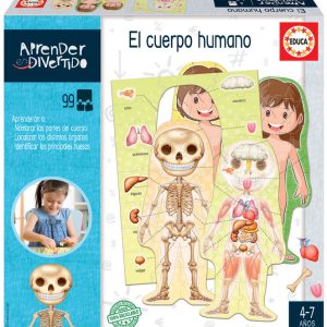 PUZZLE EDUCA EL CUERPO HUMANO 98 PIEZAS