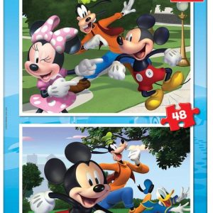 PUZZLE EDUCA INFANTIL 2X48 PIEZAS MICKEY & FRIENDS