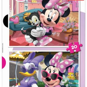 PUZZLE EDUCA 2X20 PIEZAS MINNIE