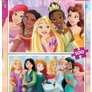 PUZZLE EDUCA 2X100 PIEZAS DISNEY PRINCESS