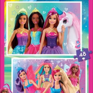 PUZZLE EDUCA 2X48 PIEZAS BARBIE