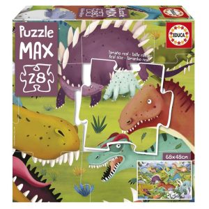 PUZZLE DINOSAURIOS PUZZLE MAX 28 PIEZAS