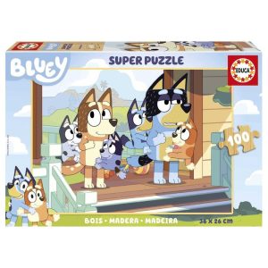 PUZZLE BLUEY MADERA 100 PIEZAS
