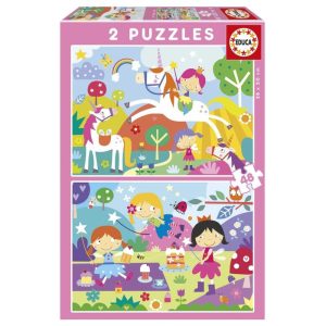 PUZZLE MUNDO DE FANTASIA 2X48 PIEZAS