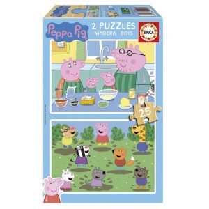 PUZZLE PEPPA PIG 2X25 PIEZAS