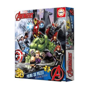 PUZZLE 3D LENTICULAR 300 PIEZAS AVENGERS