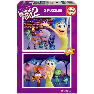 PUZZLE 2X100 PIEZAS INSIDE OUT 2
