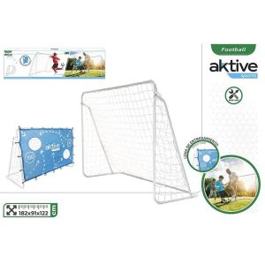 PORTERIA FUTBOL METAL 182X91X122CM