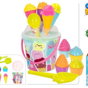 SET CUBO PLAYA 18 HELADOS SWEET 20 PIEZAS